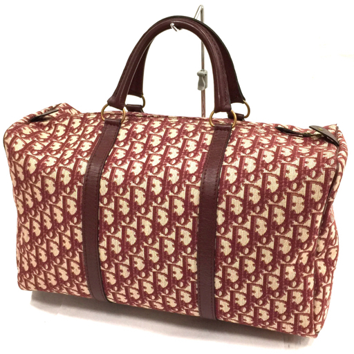 クリスチャンディオール トロッター柄 ボストンバッグ Christian Dior